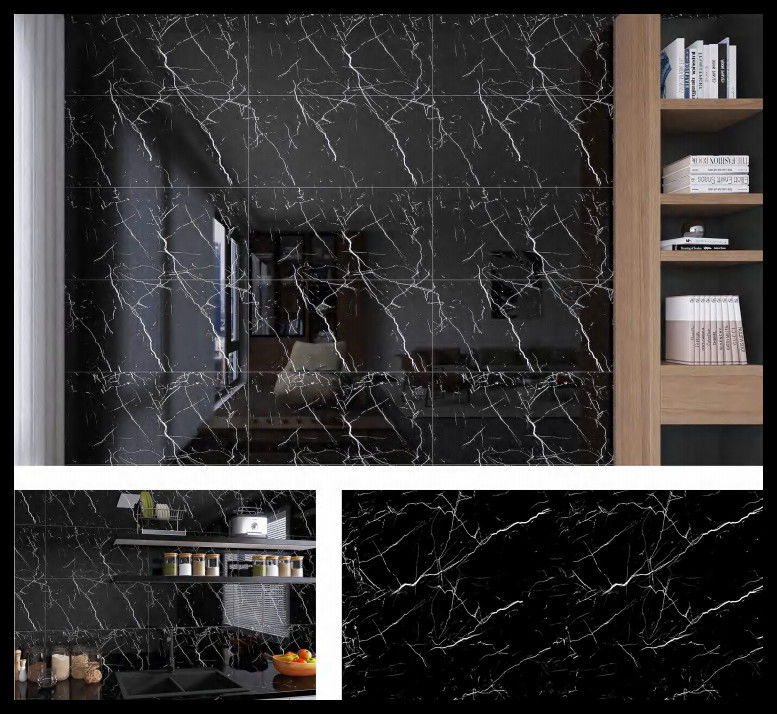 Siyah Mermer 40CM*90CM PET Duvar Yapıştırıcısı 200PCS İçeriği İçeriği İçeriği İçeriği İçeriği İçeriği İçeriği