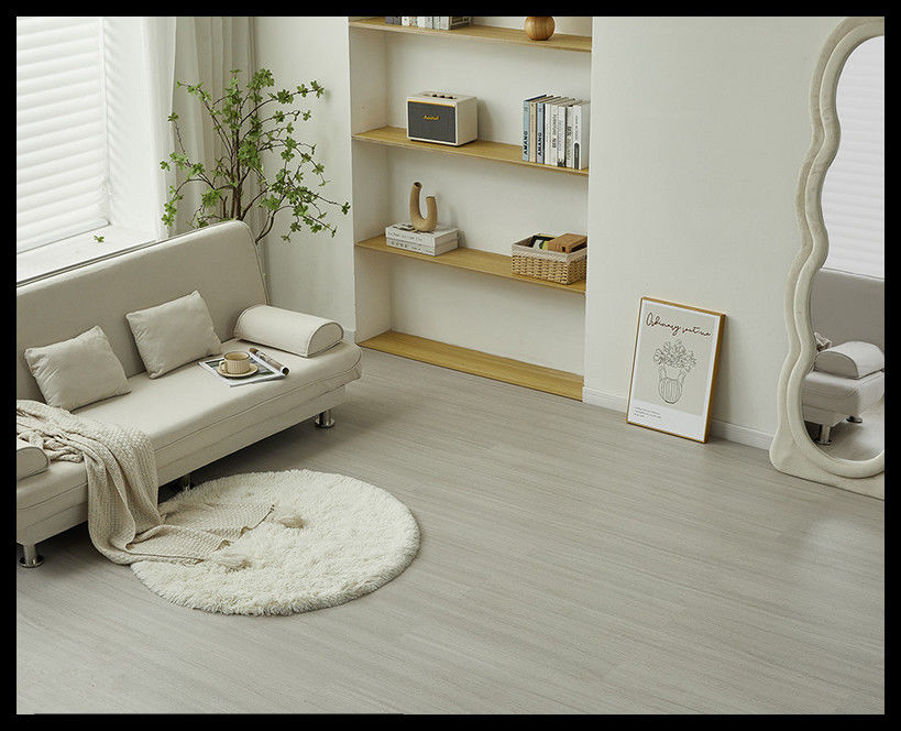 LVT zemin genişliği 7.25 inç/183mm Matt veya parlak yüzey parlaklık aşınma katmanı üst katman